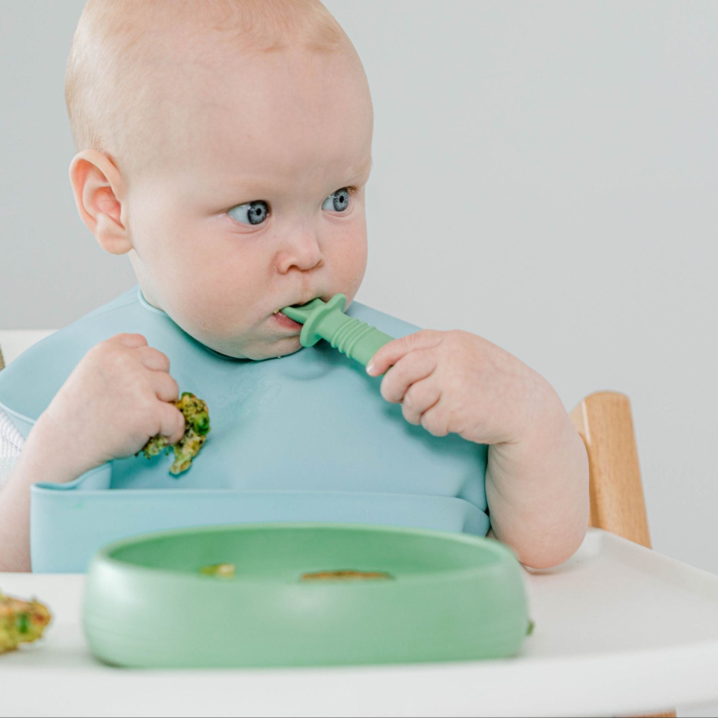Silly Bib - SIlicone Feeding Bib - Starting Solids