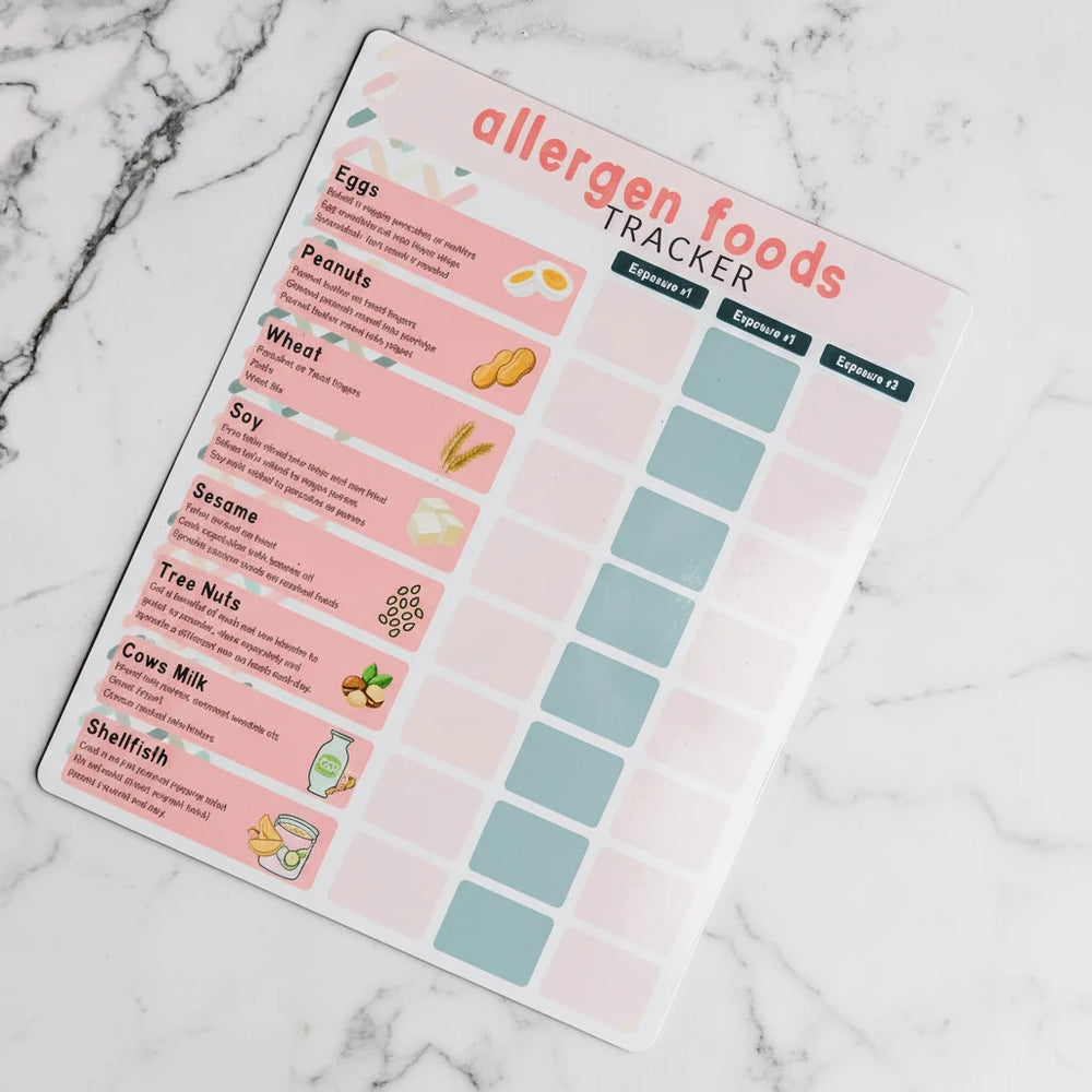 Solids Allergy Tracker in use