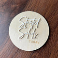 Solids Milestone Plaque - Starting Solids
