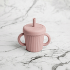 Stainless Steel & Silicone Straw Cup - Starting Solids