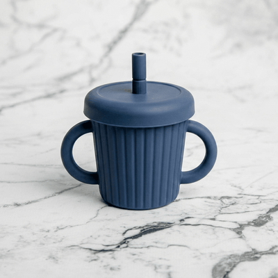 Stainless Steel & Silicone Straw Cup - Starting Solids