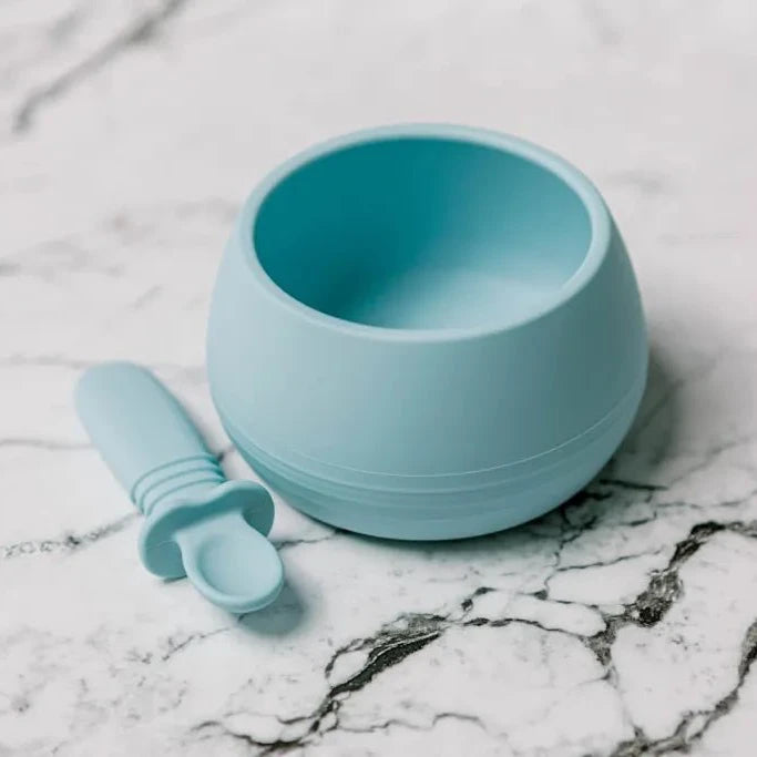 Starting Solids Bowl Bundle – Blue Lemonade - Starting Solids