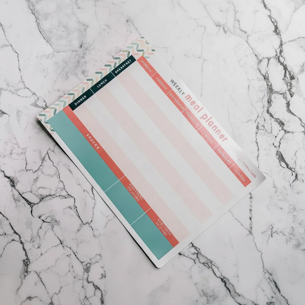 Starting Solids Meal Planner in use