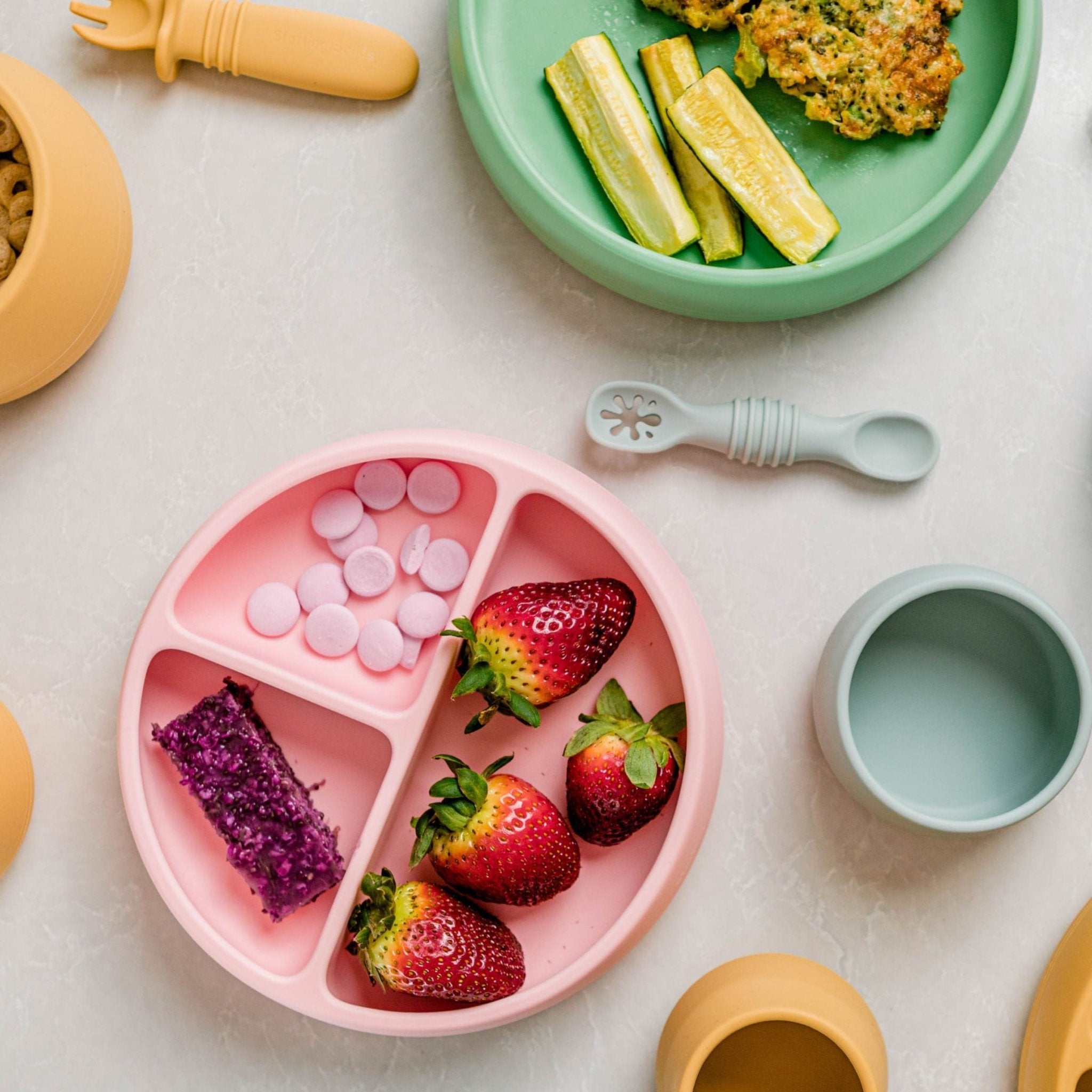 Suckie Scoop Divided Suction Plate - Starting Solids