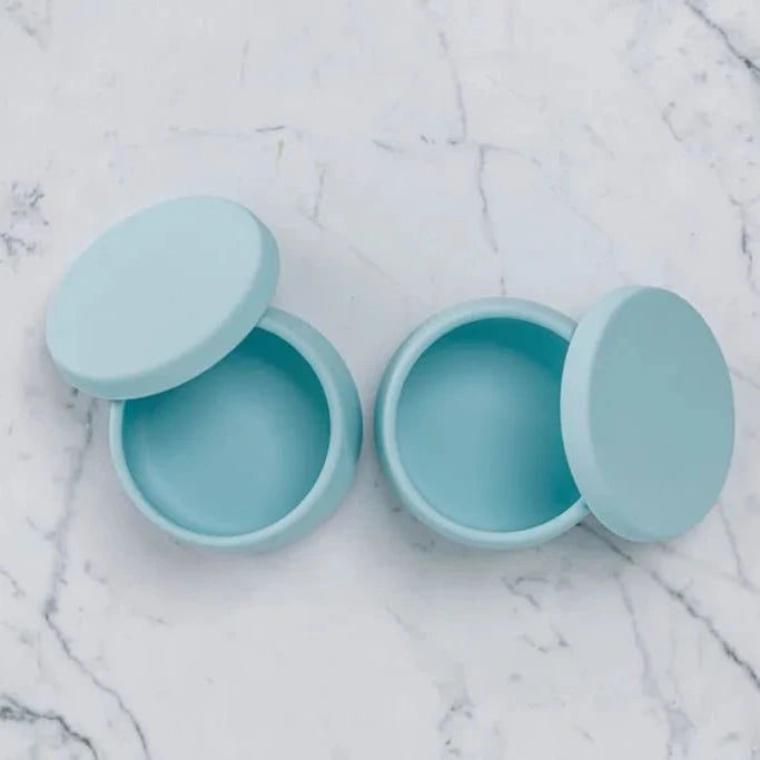 Suckie Scoop Mini Bowls ™ in use