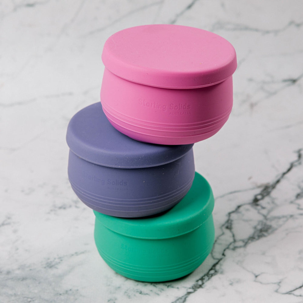 Suckie Scoop Mini Bowls - Limited Edition in use