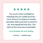 Five-star workshop review from Nicole G, verified buyer