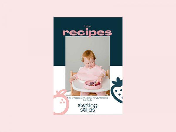 Starting Solids Australia's First Foods Recipe Book for babies.