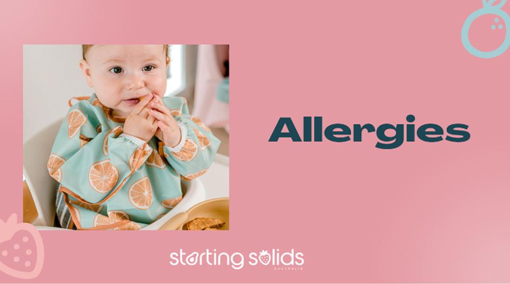 Introducing Allergens for Babies graphic by Starting Solids Australia