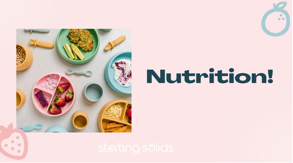 Nutrition graphic by Starting Solids Australia