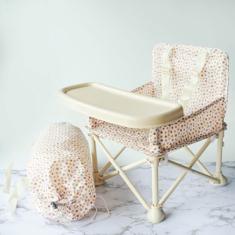 Starting Solids Australia's Campie Chair in Pebbles print