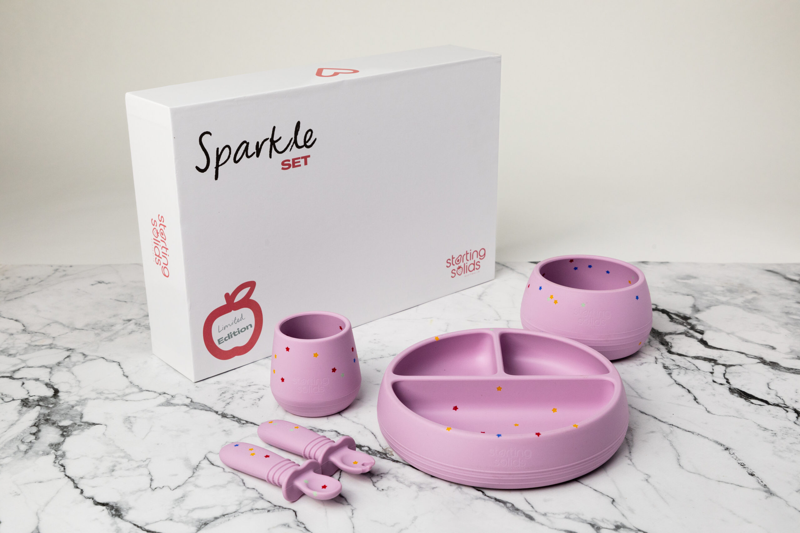 Sparkle Divided Set Limited Edition | Starting Solids Australia