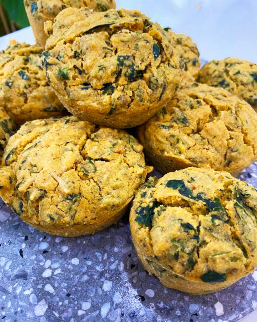 Savoury Polenta Muffins by Starting Solids Australia