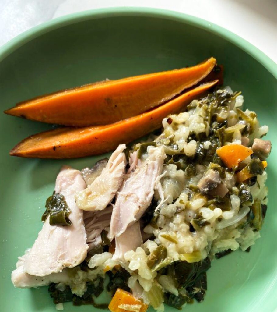 One Pan Chicken Risotto recipe by Starting Solids Australia