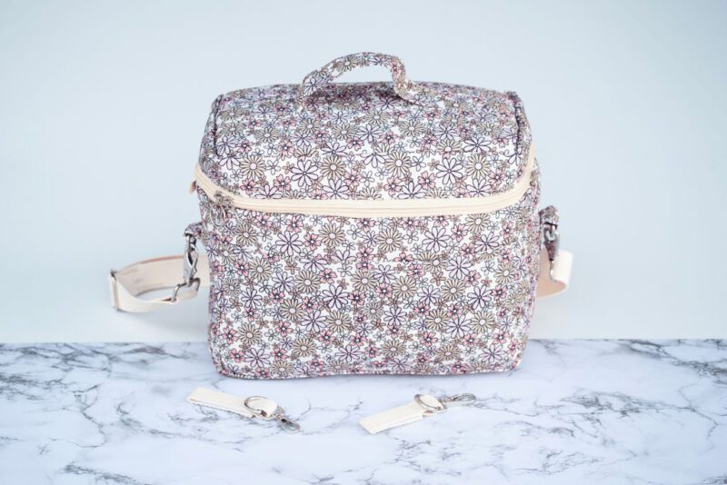 Starting Solids Australia's Insulated Pram Caddy in Dainty Daisies limited edition print