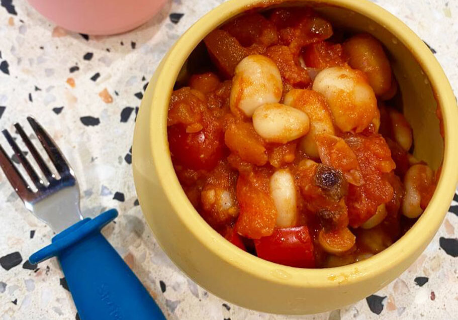 Homemade Smoked Baked Beans recipe by Starting Solids Australia