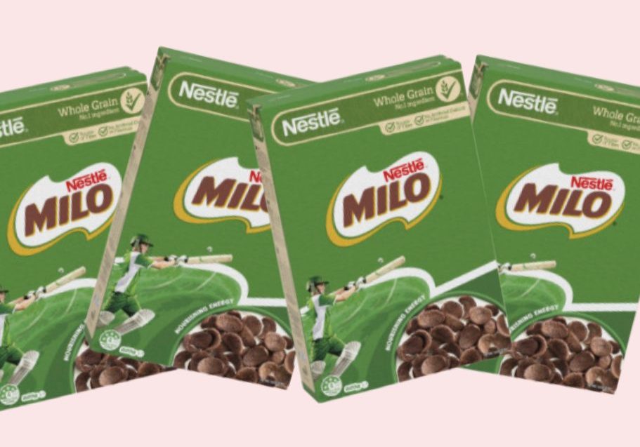 Image of Nestle Milo Cereal Box for review by Starting Solids Australia