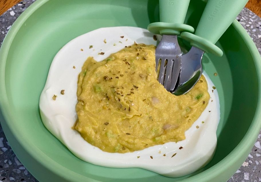 salmon and white bean baby puree recipe by Starting Solids Australia
